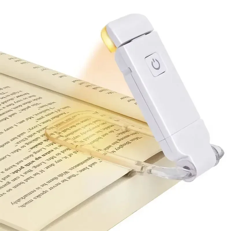 USB Rechargeable LED Book Reading Light, Eye-Care LED Soft & flicker-free