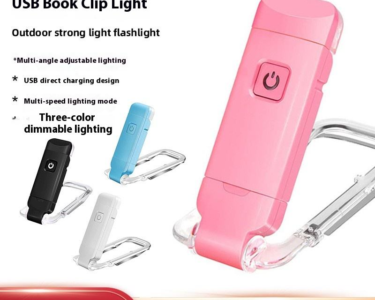 LED USB Rechargeable Clip-On Book Reading Light | Adjustable Brightness, Eye Protection Portable Lamp for Bedside & Night Reading 3