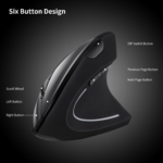 Vertical Wireless Mouse | Ergonomic Design with Adjustable DPI - Image 5